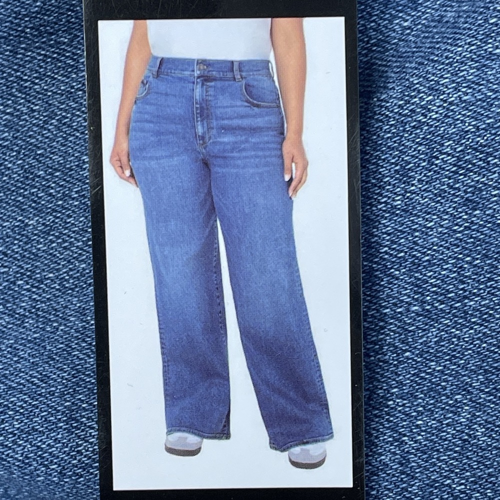 Well Worn Women's Size 8/29 Wide Leg Jeans Blue H0751